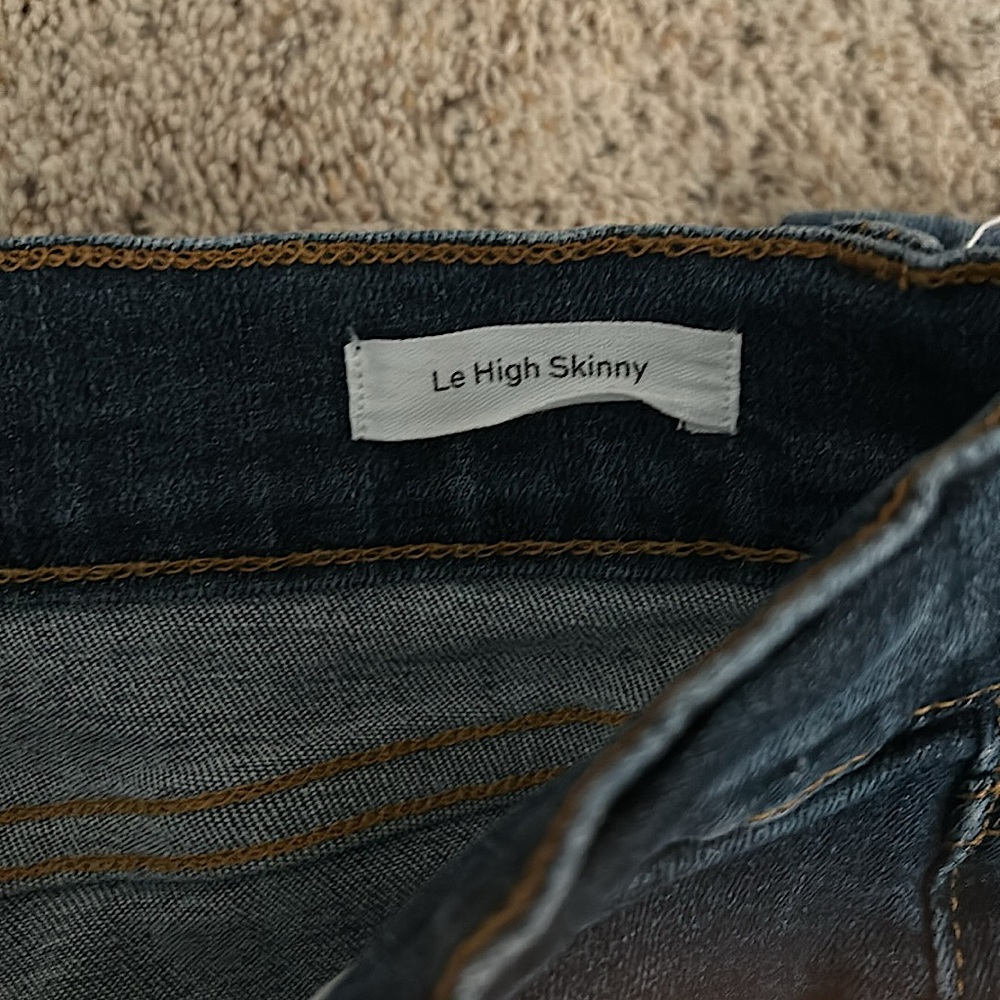 Frame Denim Le High Skinny Harvard Wash Denim Jeans Pants **Size 25** 🦋🦋 - Picture 6 of 7